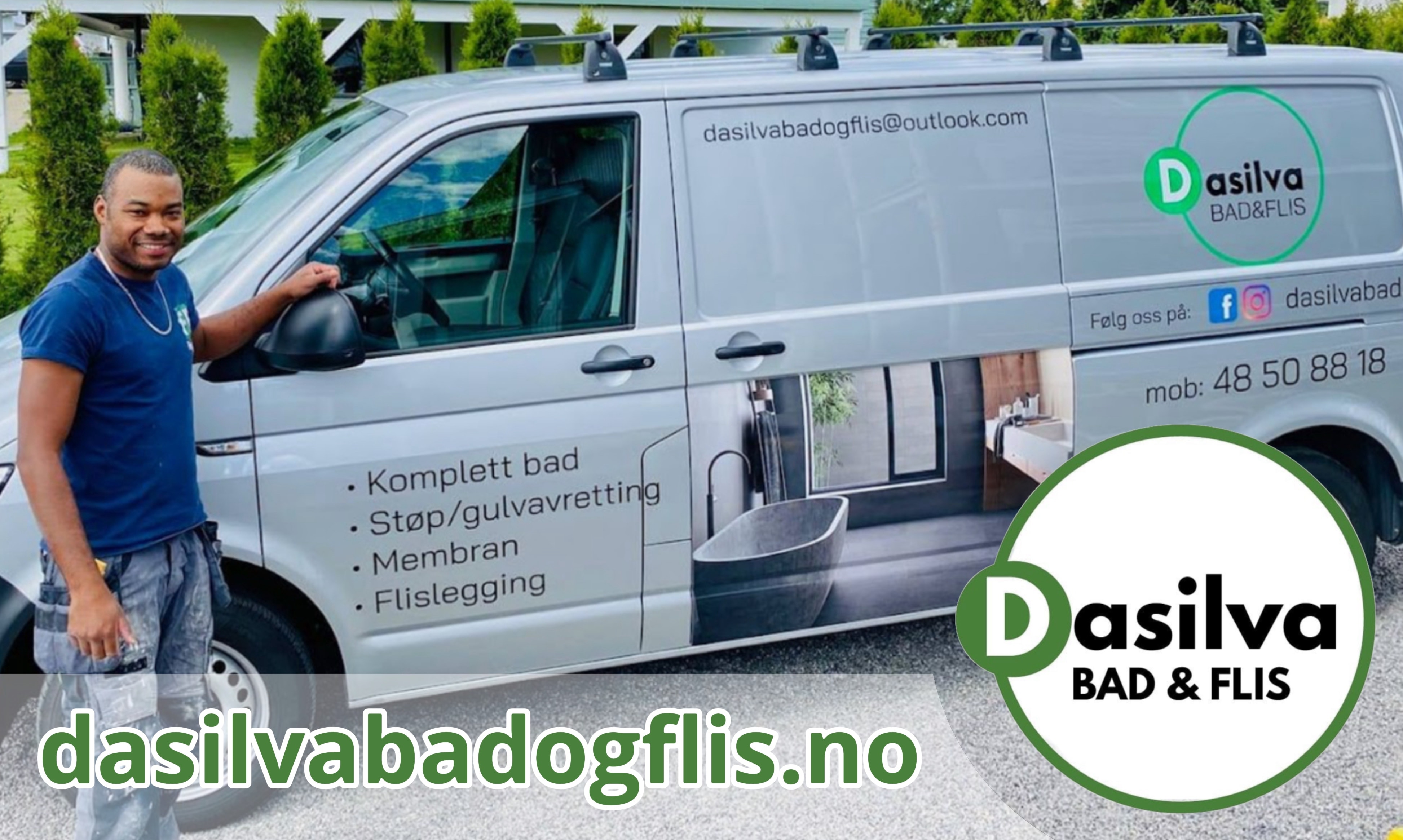 Dasilva bad og flis er ny sponsor i Bjerke